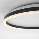 A sleek, unisex minimalist black and white thin bangle bracelet with an elegant design, displayed on a plain background.