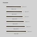 Minimalist LED Wall Sconce with sleek vertical rectangular design, featuring a clean, modern aesthetic.