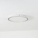 Modern LED Ceiling Light in a minimalist circular flush mount design, energy efficient, with an elegant and sleek appearance.