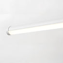 Sleek black dimmable LED picture light, cordless and adjustable, wall-mounted with a rectangular design, made of composite material and metal.