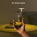 Wireless LED Table Lamp with Touch Technology - Aluminum Alloy, 3 Color Dimming, 4000mAh Battery