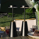 Wireless LED Table Lamp with Touch Technology - Aluminum Alloy, 3 Color Dimming, 4000mAh Battery