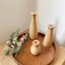 Wooden Tall Decor Vase