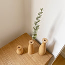 Wooden Tall Decor Vase
